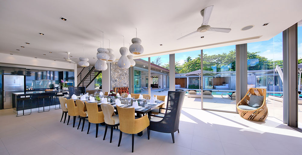 Villa Tievoli - Dining and kitchen area outlook